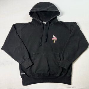 Ripndip Hoodie Mens Sz L  Black Cat Mushroom Psychedelic Pullover Hoodie Zumies